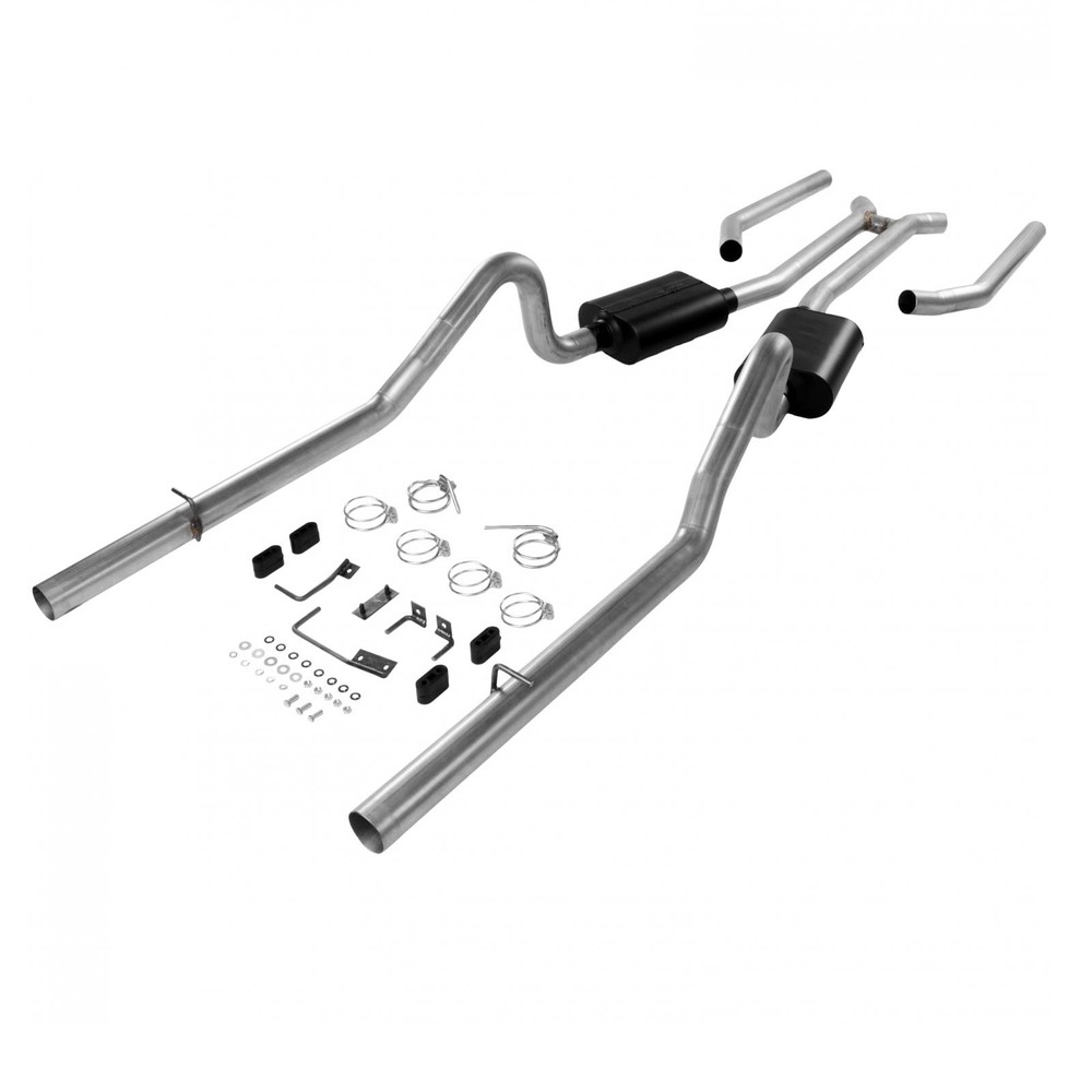 Flowmaster 17382 Delta Force Header-Back Exhaust Kit for 68-70 Mopar B-Body