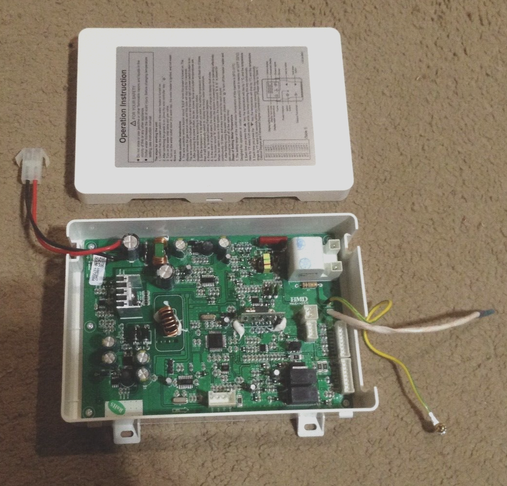 FOGATTI CONTROL PANEL CIRCUIT BOARD FOR ON-DEMAND WATER HEATER FS06B1 *CHIPPED*