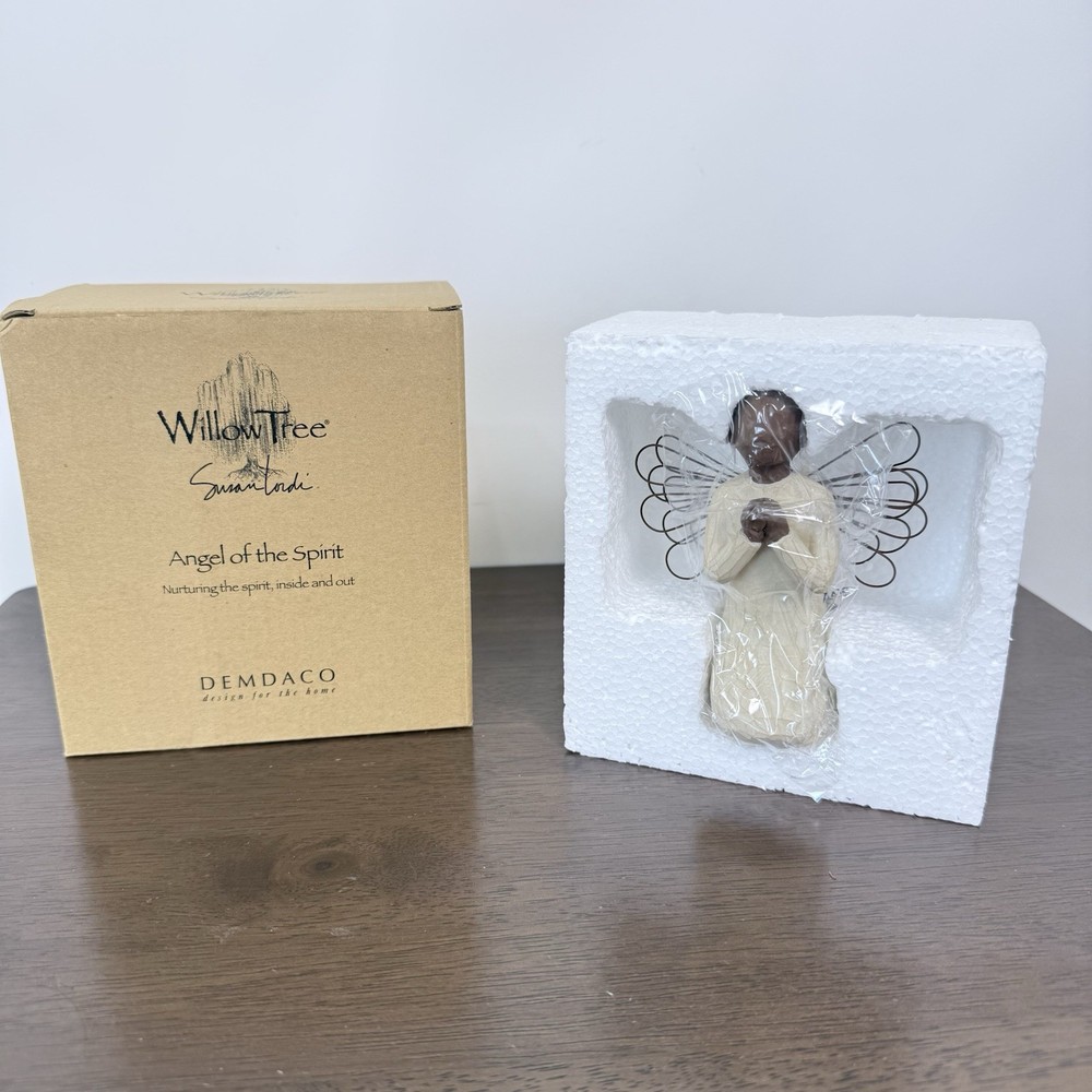 Willow Tree Spirit Angel Kneeling Woman Figurine Susan Lordi 2001 Vintage