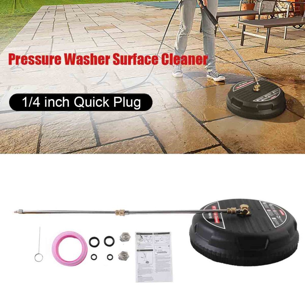 15-Inch 4000PSI Pressure Washer with 2 Extension Wands for Deep Cleaning