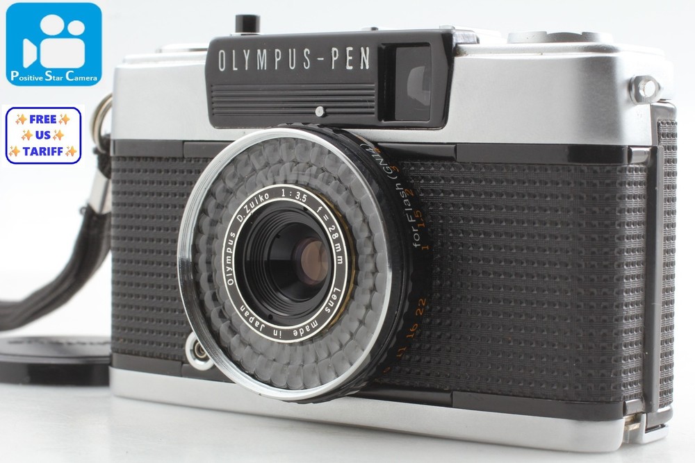 Meter Works🎦VIDEO👀✨ MINT✨ Olympus Pen EE-3 EE3 Half Frame Film Camera JAPAN