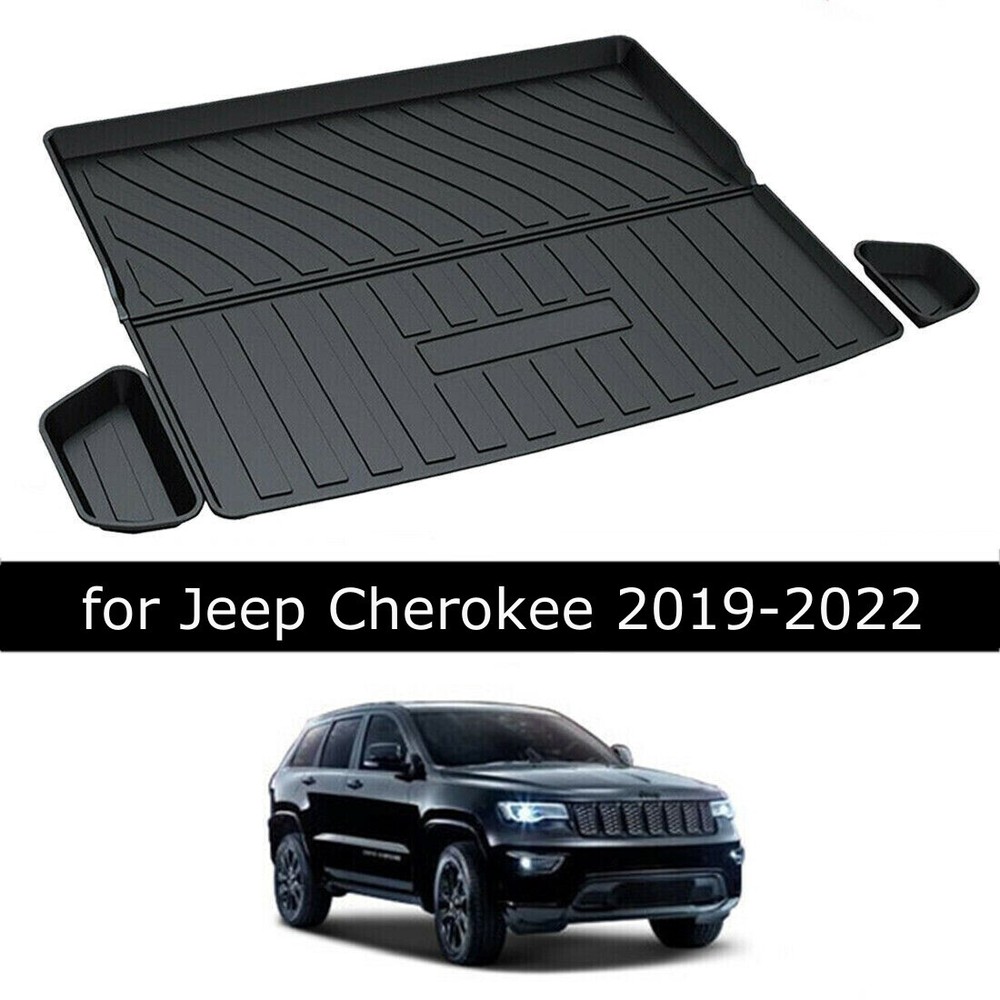 Cargo Mats Trunk Liner Easy To Clean And Waterproof for Jeep Cherokee 2019-2023