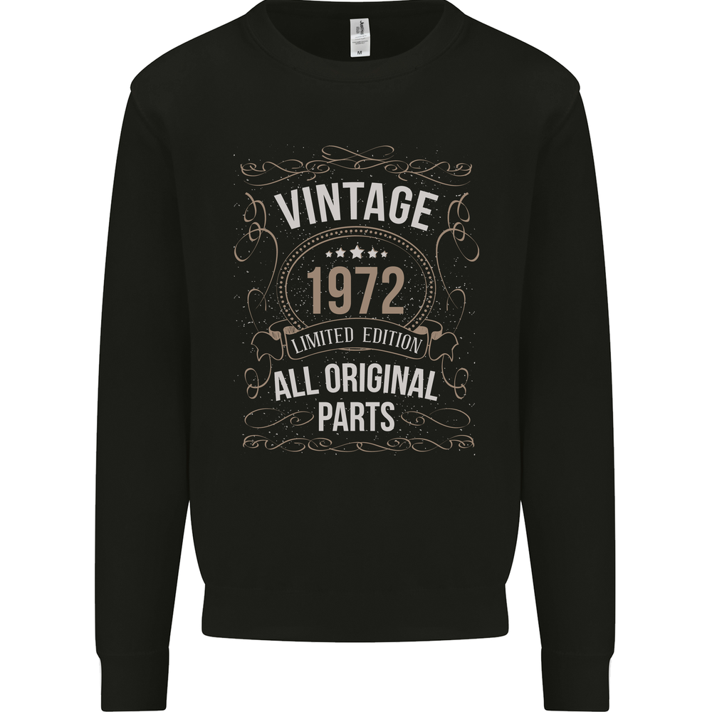 53rd Birthday Limited Edition 1972 Mens Sweatshirt Jumper