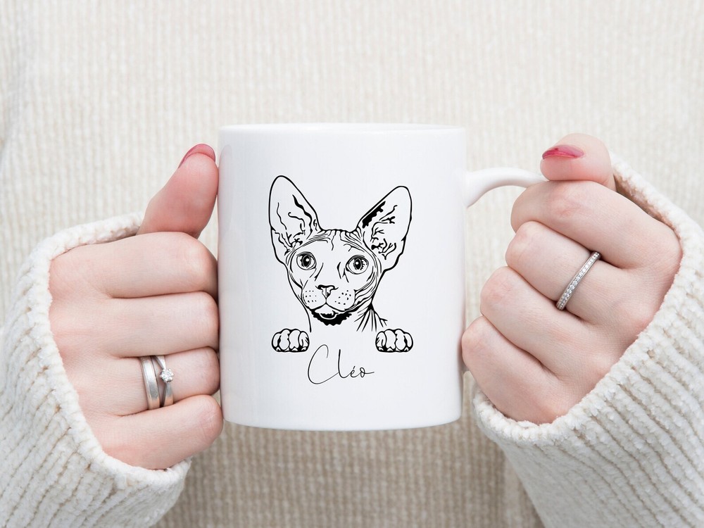 Mug Cat Sphynx Mug Cat Animal Sphynx Gift Cat Cat Lovers Birthday Gift