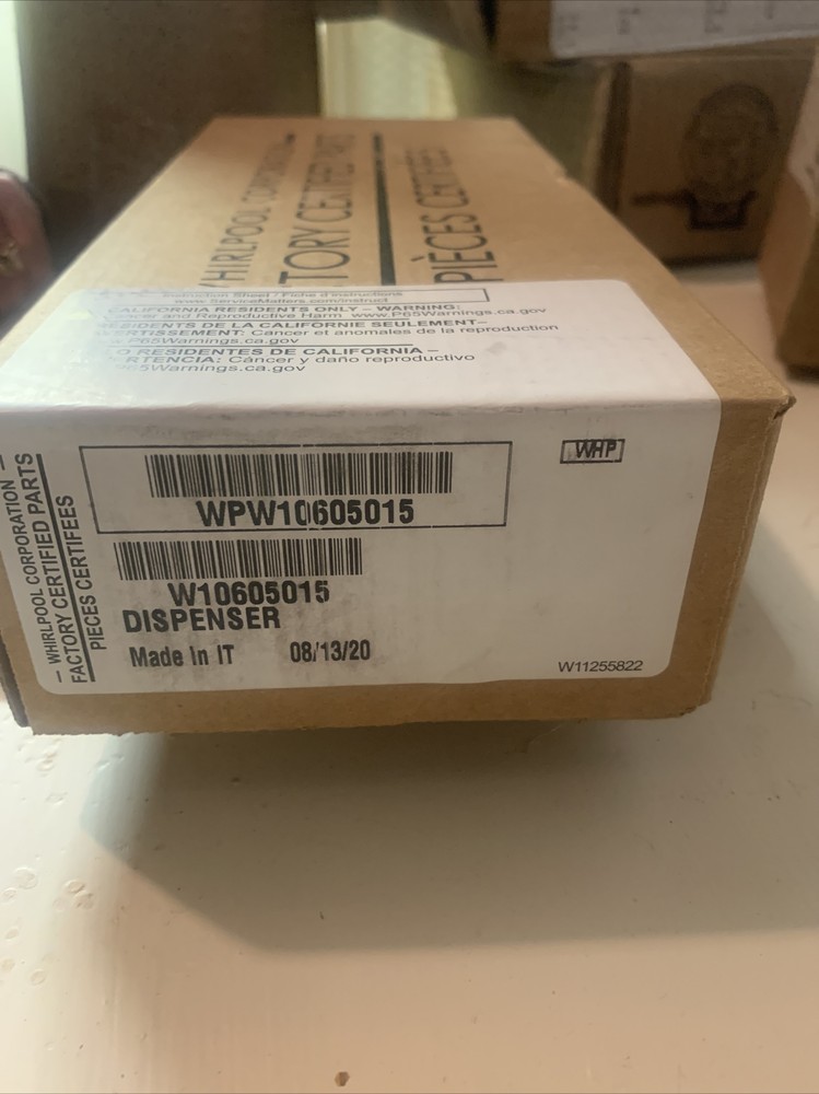 Whirlpool WPW10605015 Water Filter Dispenser Replacement