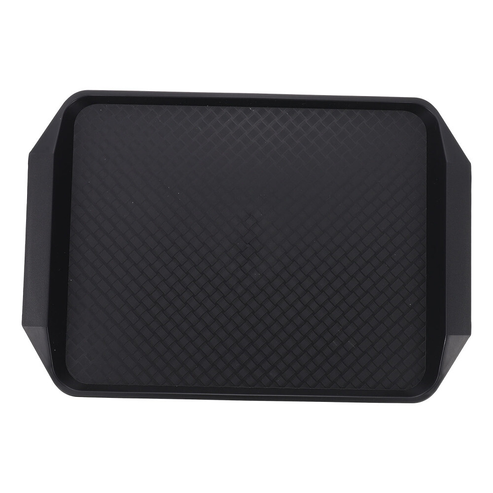 Rectangular Anti-Slip Restaurant Serving Tray for Snacks and Instant Food