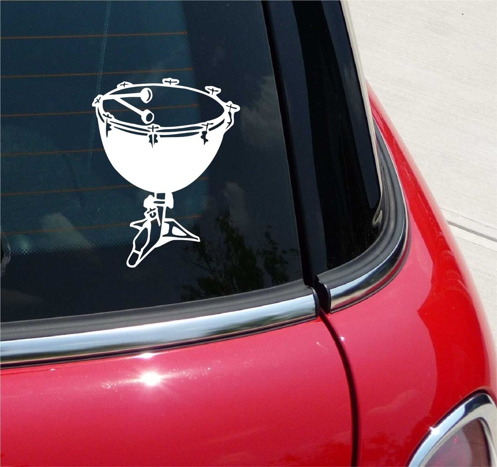 KETTLE DRUM BAND MUSIC CONCERT GRAPHIC DECAL STICKER ART CAR WALL DECOR