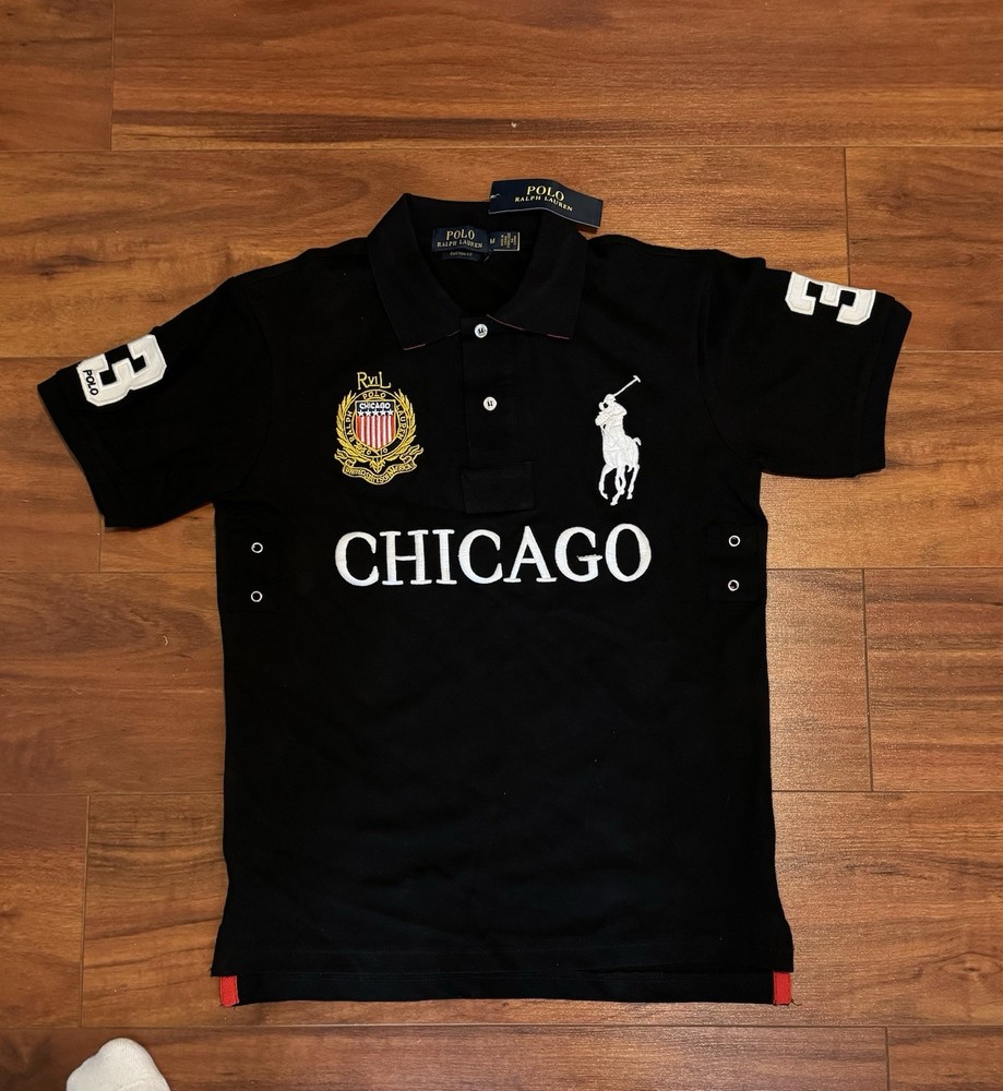 Polo Ralph Lauren Polo T-Shirt Chicago City Big Pony Size L