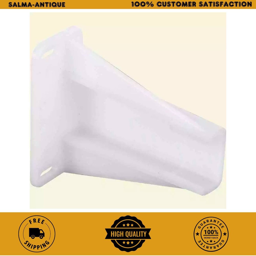 Drawer Side Track Brackets, White Nylon (1-pair) | Back Line Backplate By In R