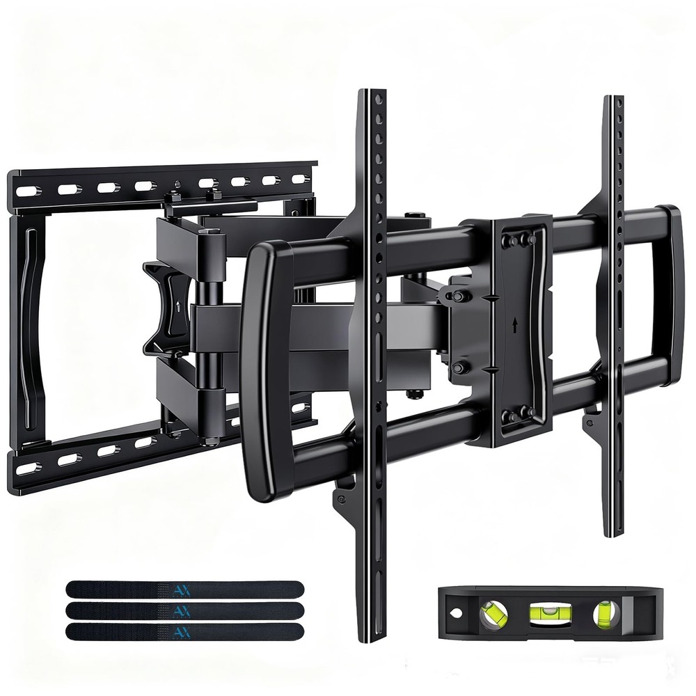 Full Motion TV Wall Mount Bracket for Most 32-85 inch TVs,TV Mount with Dual ...