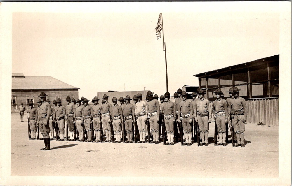 Rare RPPC U.S. Marines in Haiti S. Domingo Haiti Dispute Military Post Postcard