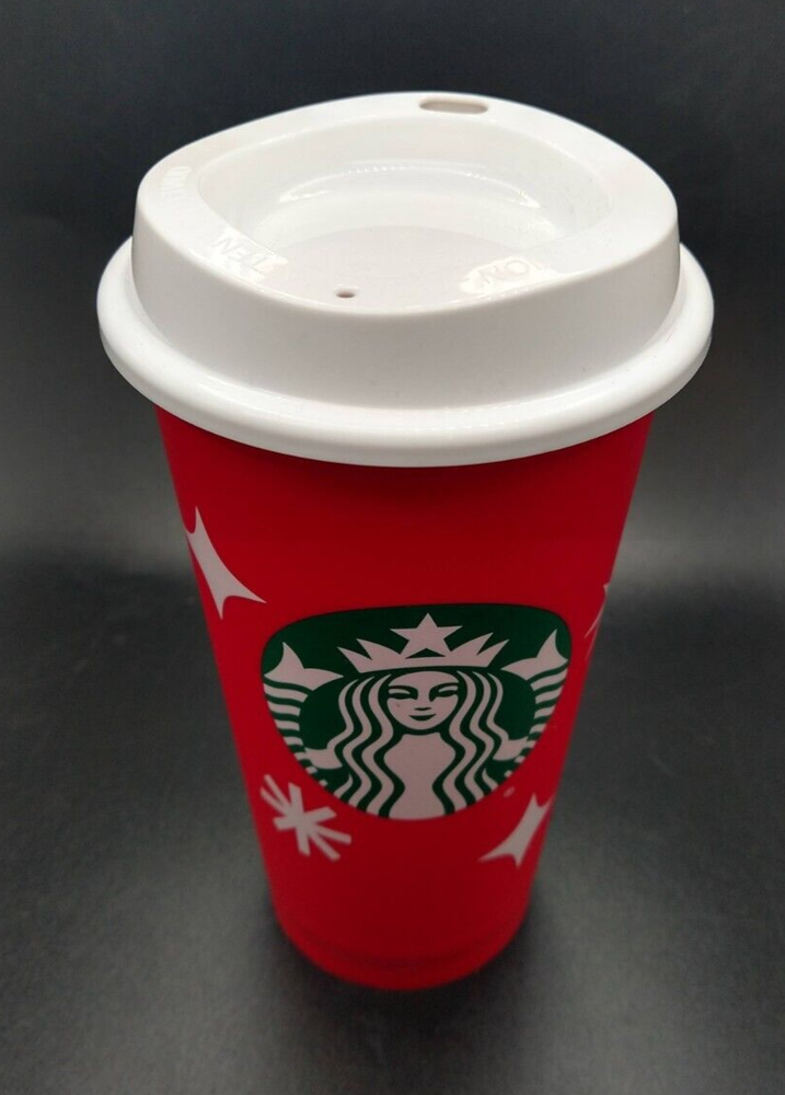 Starbucks 2022 Reusable Red Hot Cup 16oz Grande Christmas Xmas “Red Cup” Holiday