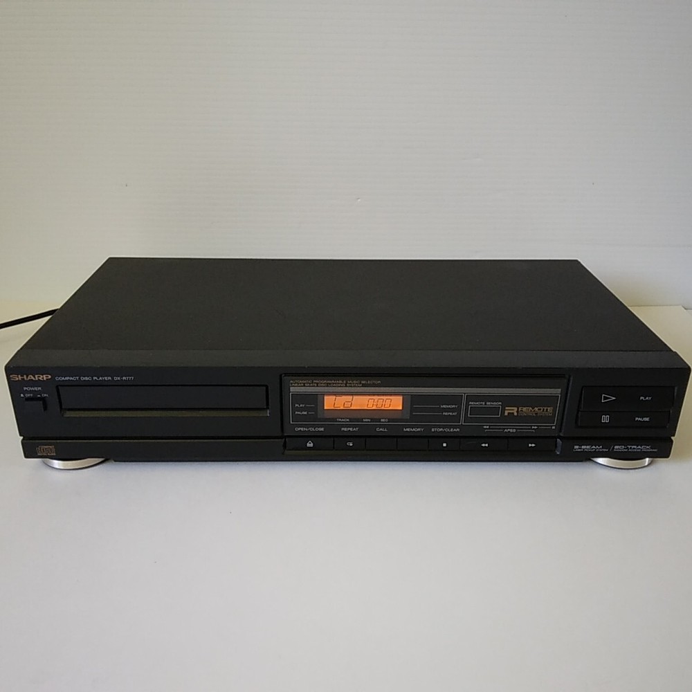 Sharp Model: DX-R777 Shelf CD Player-Made In Japan-Vintage 1990-Tested/Working