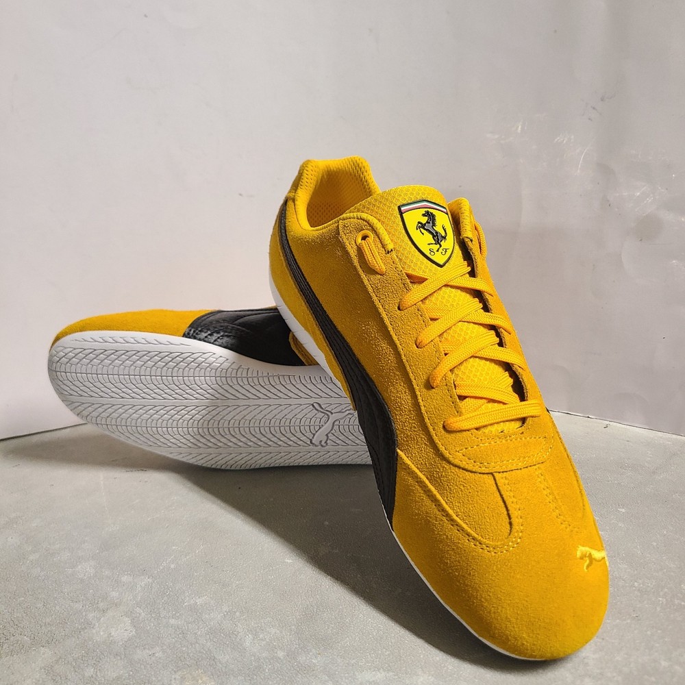 Puma Ferrari Speedcat Scuderia Shield Tangerine Motorsport Racing Driving Shoes