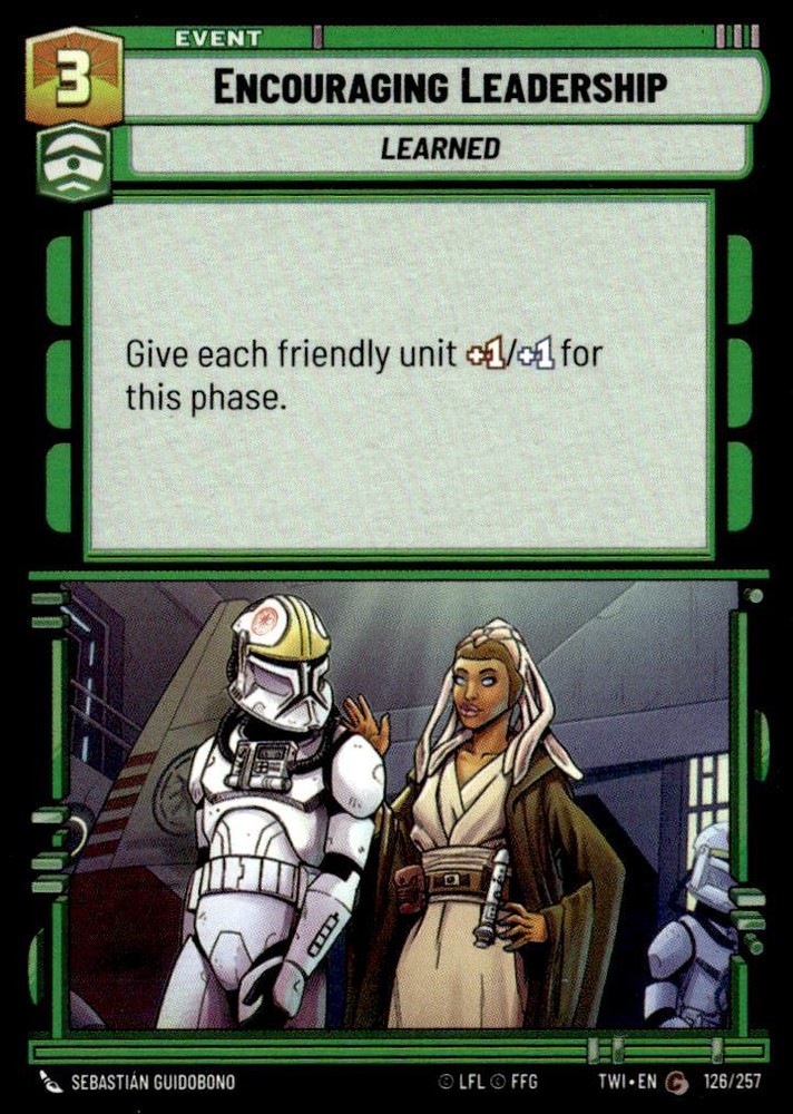 Star Wars Twilight of the Republic Encouraging Leadership JW