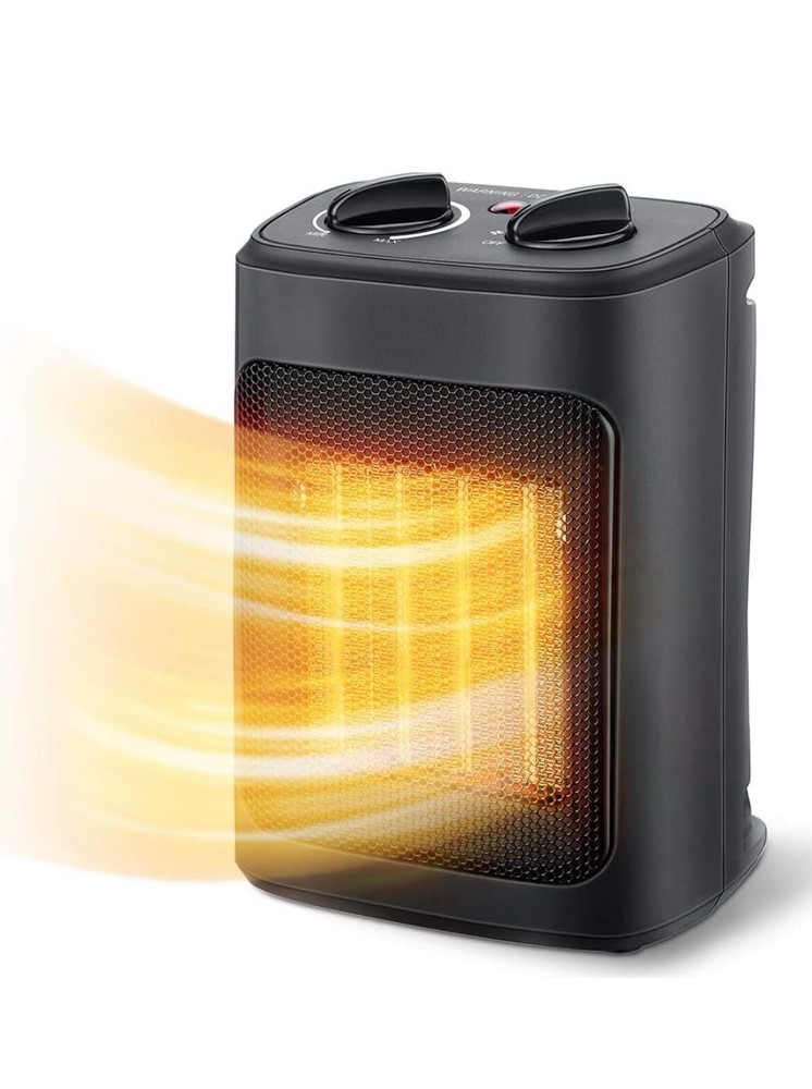 Space Heater, 1500W Electric Heaters Indoor Portable with Thermostat, PTC Fast