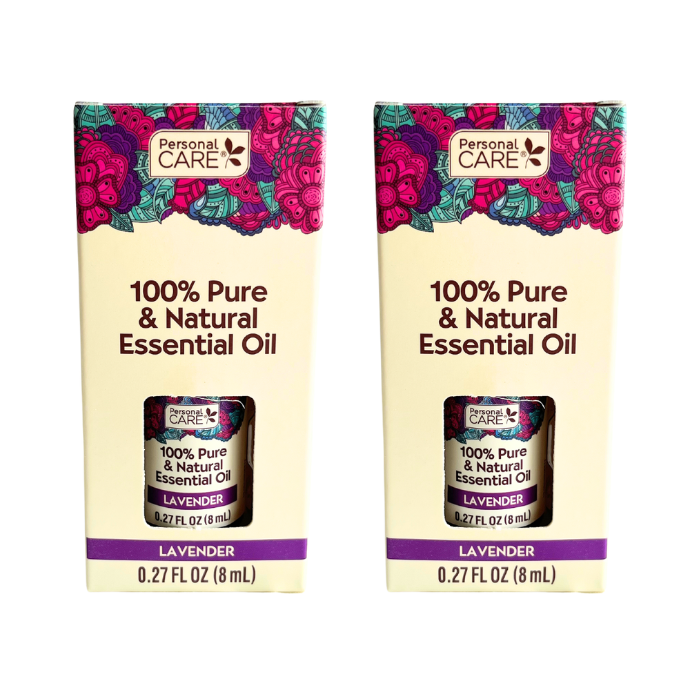 Personal Care Pure Lavender Essential Oil, 0.27 Fl Oz (2 Count) Relaxation
