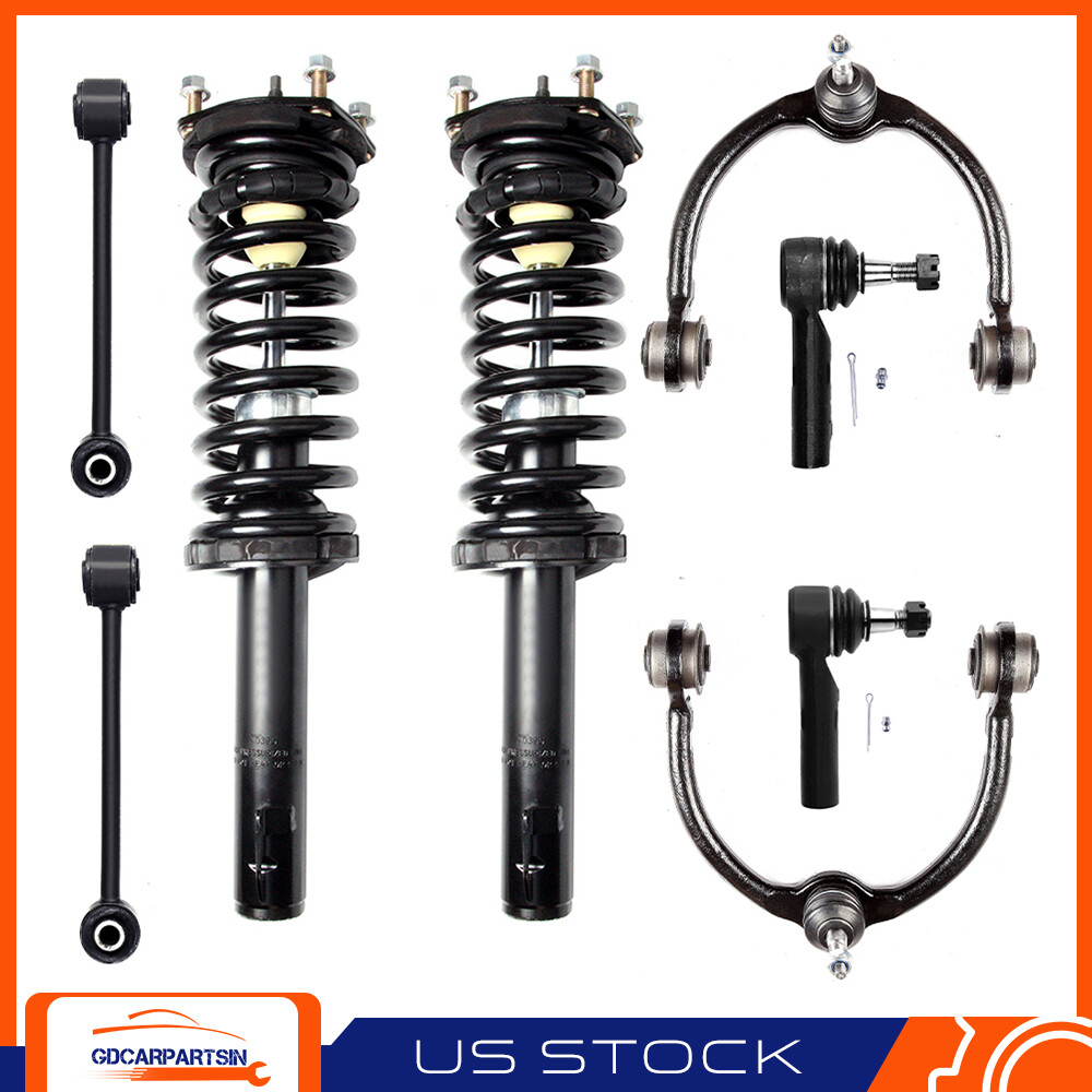 2005-2010 Jeep Commander Grand Cherokee Front Struts & Upper Control Arms Kit