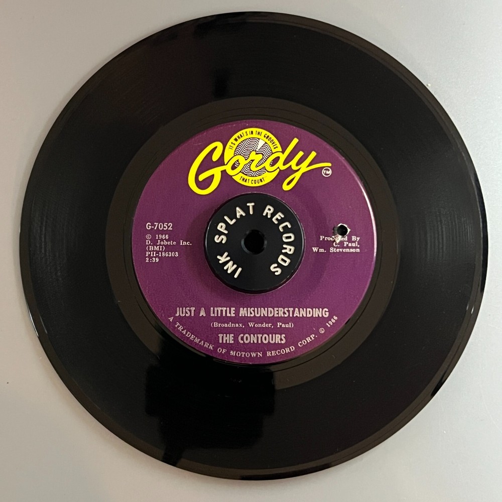 Contours - Just A Little Misunderstanding - Gordy - Soul 45rpm USA Original
