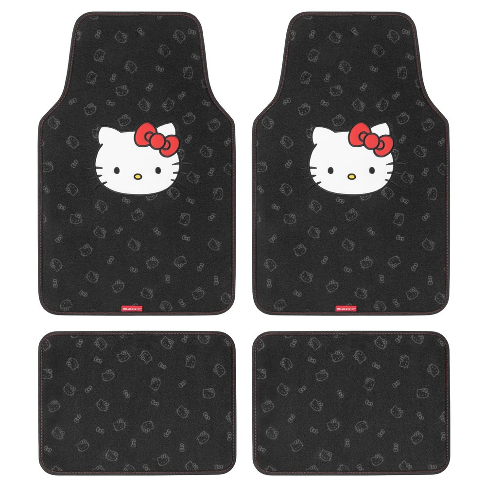 Sanrio Hello Kitty Carpet Car Floor Mats, Universal Fit for Cars Trucks SUVs ...