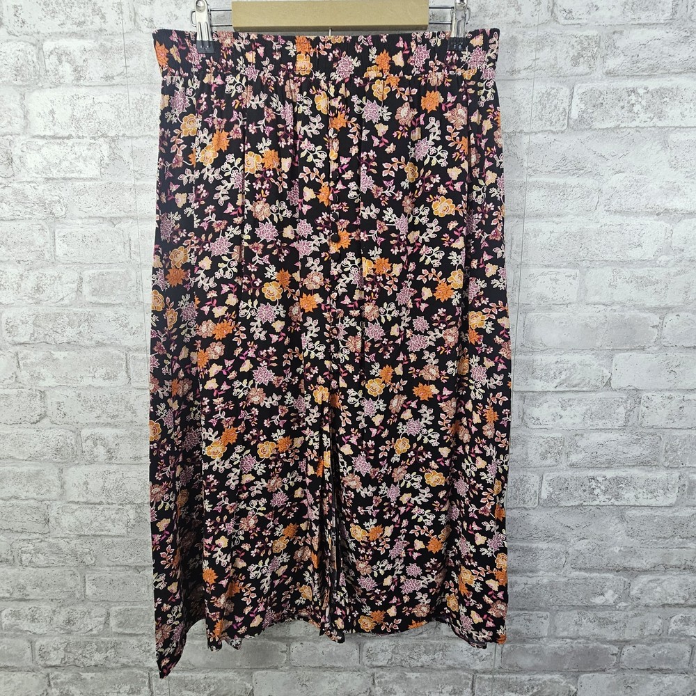 Loft  A-line Skirt Women's Size Large  Elastic Waist
