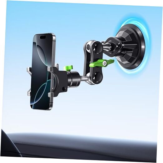 Ultra-Durable Metal Car Phone Holder for Standard Mounts