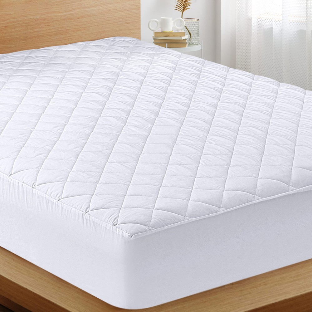 Full Size Quilted Elastic Mattress Pad Topper Protector
