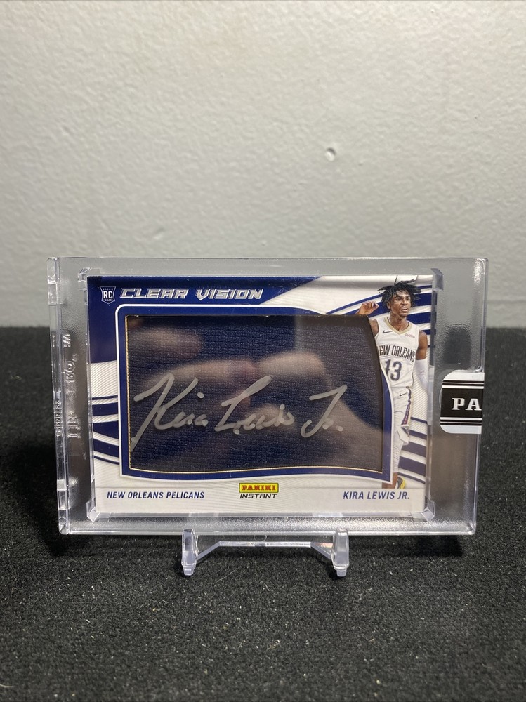 2020-21 Panini Instant Kira Lewis Jr Rookie Auto Clear Vision #/10
