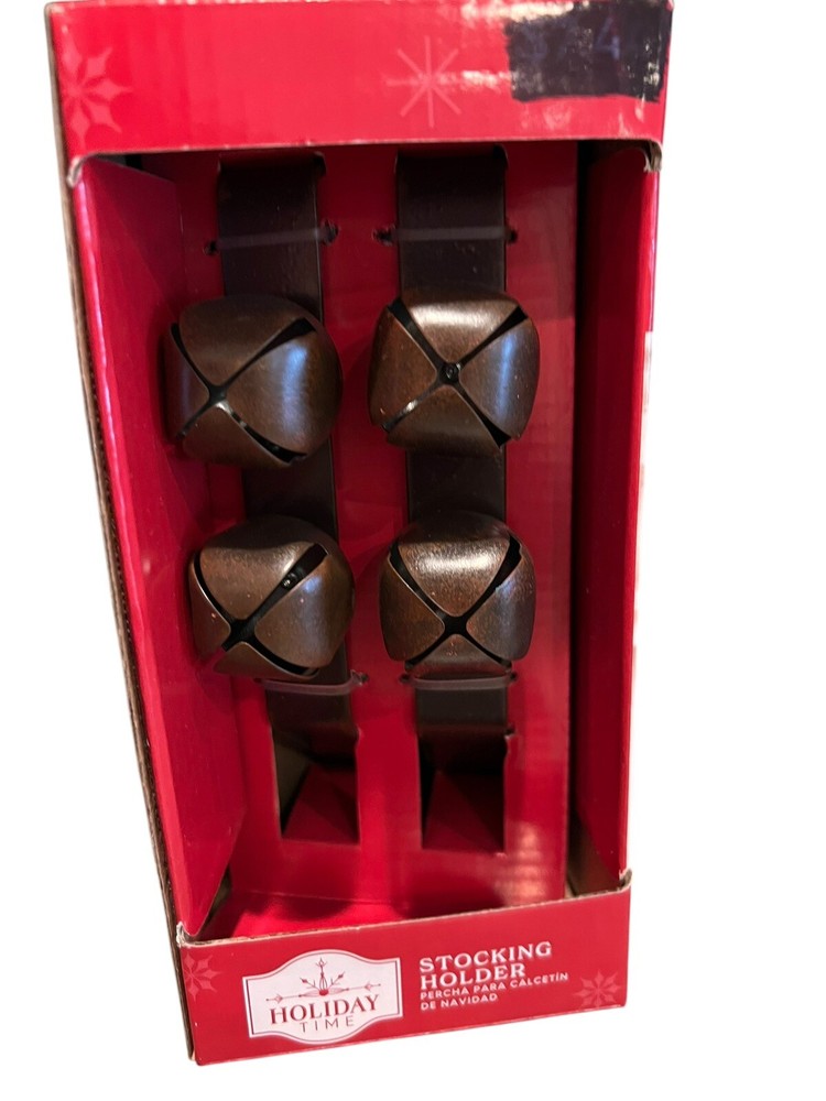 Festive Metal Sleigh Bells Set for Christmas Decor