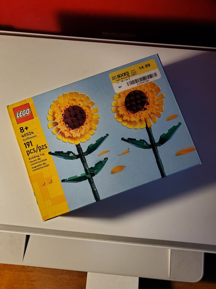 LEGO Botanicals Sunflowers Set 40524 Complete with Box and Instructions