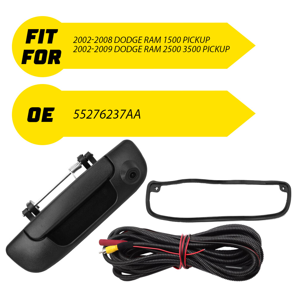 2002-2008 Dodge Ram Tailgate Handle with Backup Camera Parking Kit