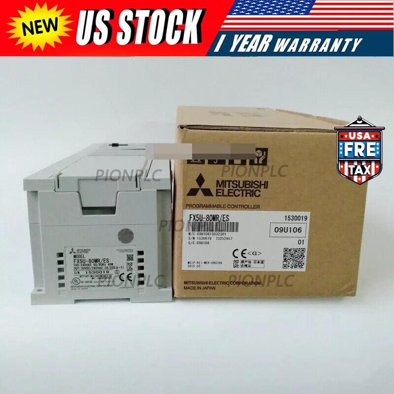Mitsubishi FX5U-80MR/ES PLC One New FX5U80MR/ES  US Free TAX