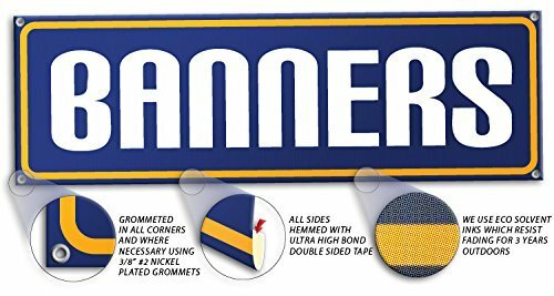 Custom Banner Personalized Banner Made in the U.s.a Heavy Duty 13oz Vinyl Materi