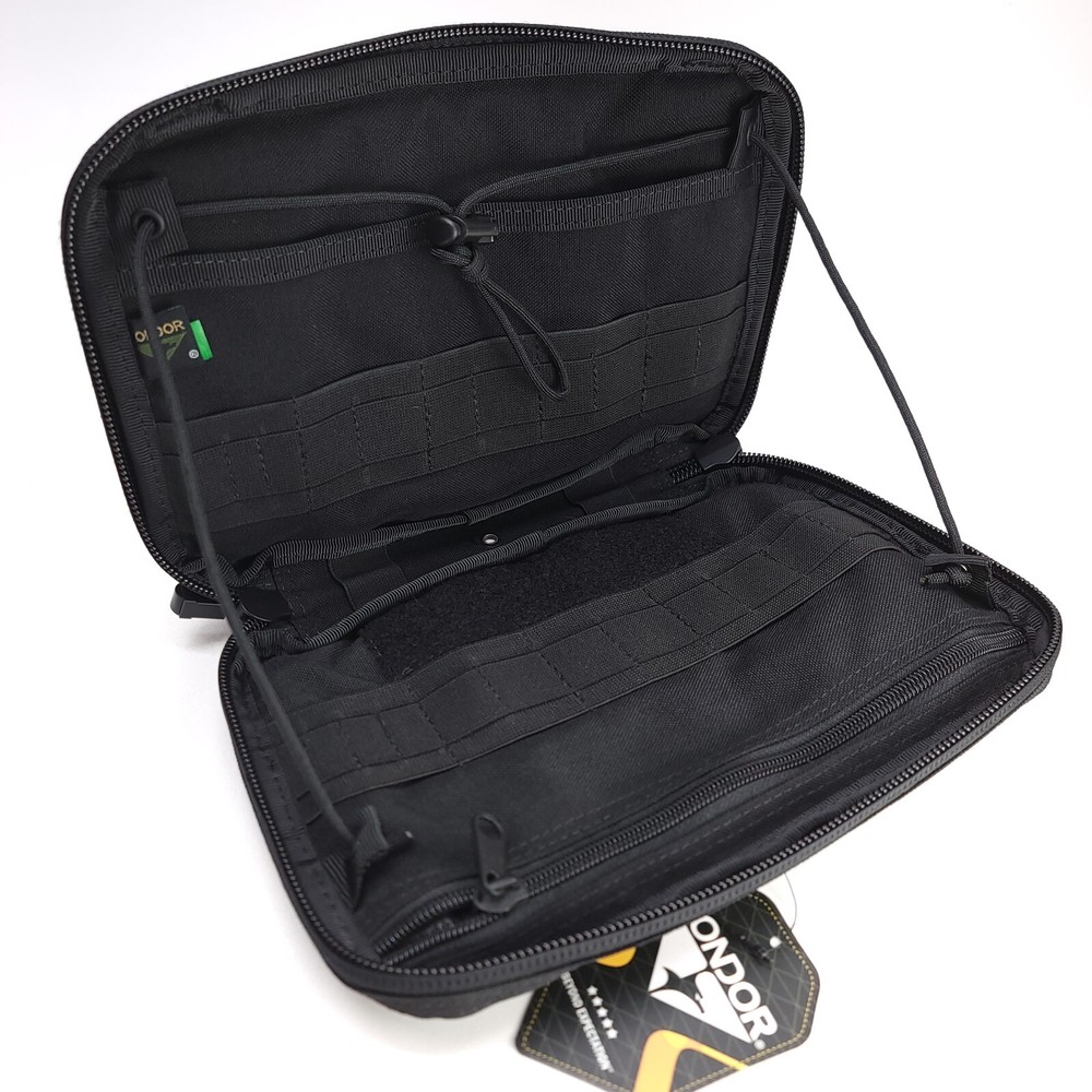 Condor MA54 Tactical MOLLE Utility Pouch Black Low Profile T&T Tech