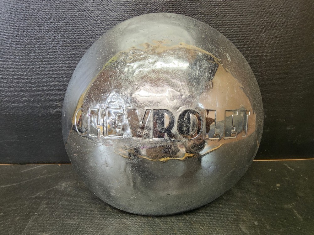 1947-53 Chevy Truck Dog Dish Hub Cap Poverty Wheel Cover ½ Ton OEM GM Chevrolet