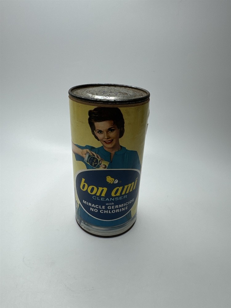 Vintage 1950s Bon Ami Cleanser with Miracle Cleanser Can (UNOPENED)