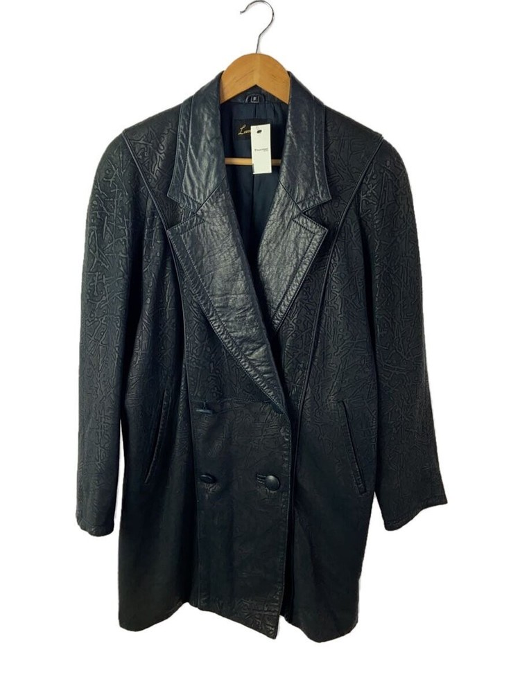Leather Jacket Blouson/Free/Sheep Leather/Blk 8922