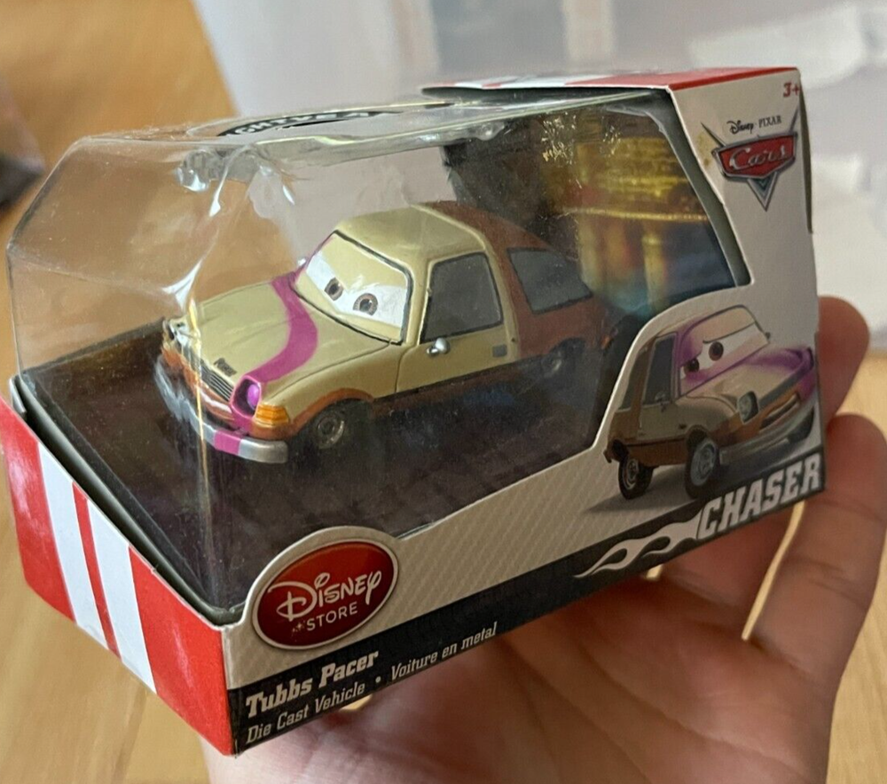 Disney Pixar Cars Disney Store Tubbs Pacer with Paint Spray - Plastic Case