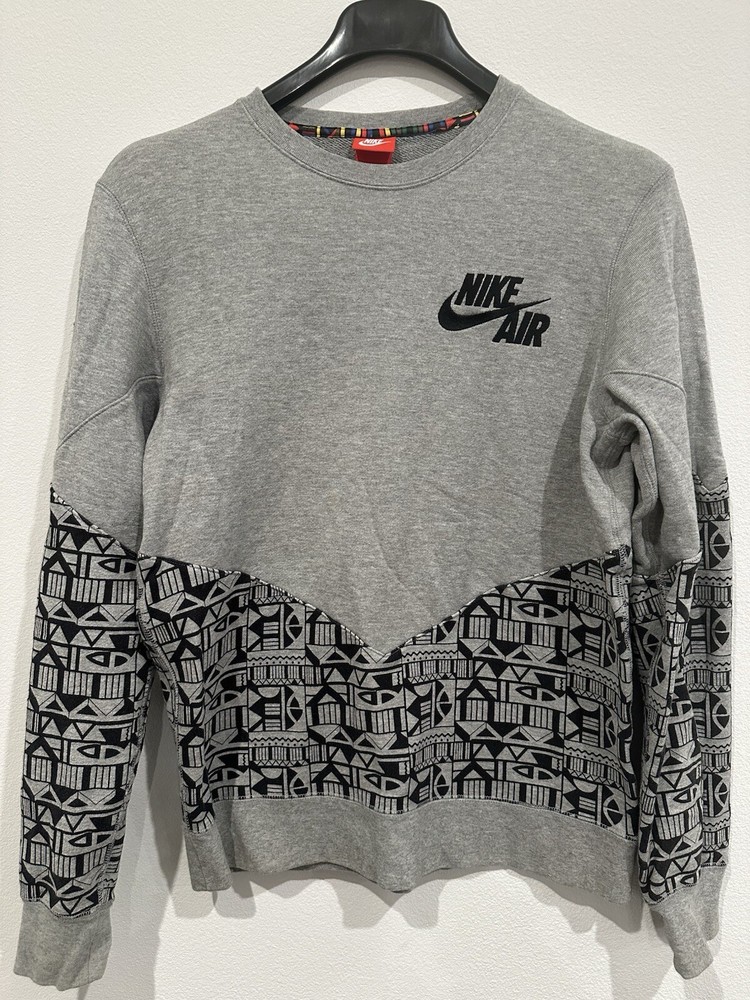 NIKE MEN'S BB PIVOT PRINT CREW SWEATSHIRT 612909-063 Size Medium, M