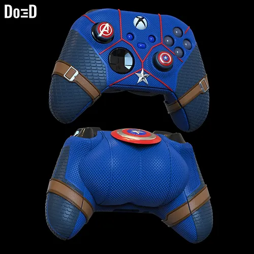 Captain America Butt Cheeks Controller Skin - 3D Printed for XBOX Series