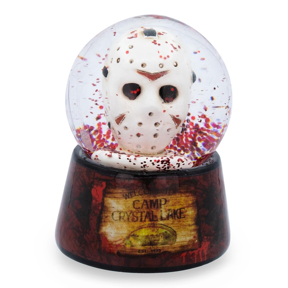 Friday the 13th Jason's Mask Mini Snow Globe | 3 Inches Tall