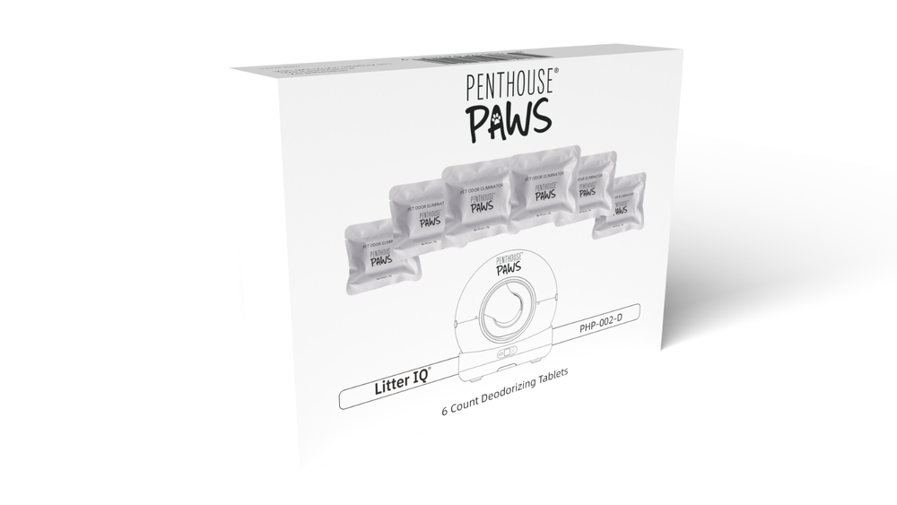 6 Pack Cat Litter Deodorizer for Smart Self-Cleaning IQ Litter Box
