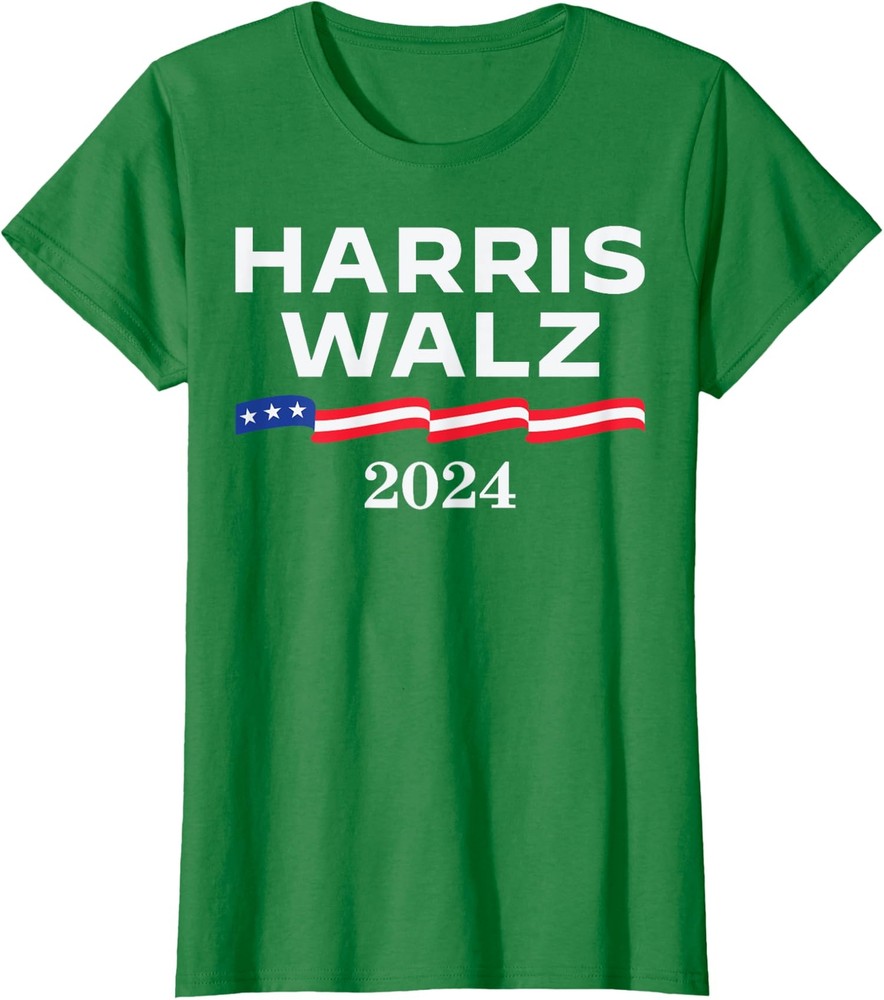 Kamala Harris Tim Walz Politic Design Women’s Crewneck T-Shirt