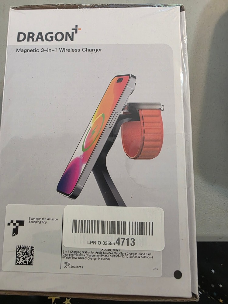 3-in-1 Magnetic Wireless Charger for Apple Devices