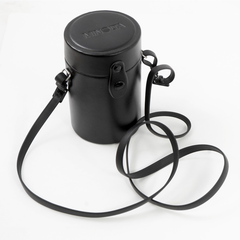 [Top Mint]genuine MINOLTA LH-1034 LENS HARD CASE w/ Strap Original Japan
