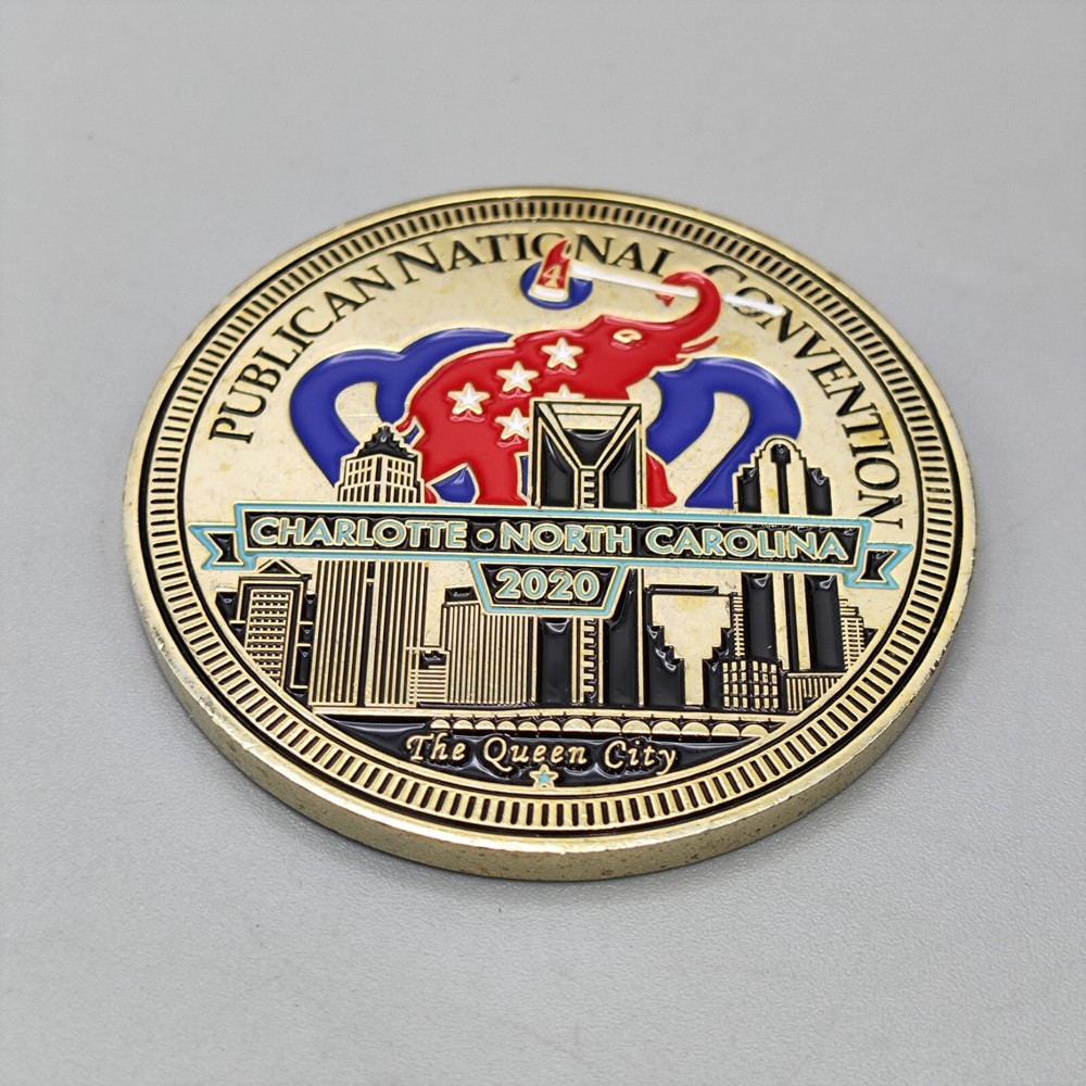 Charlotte North Carolina Fire Dept Challenge Coin