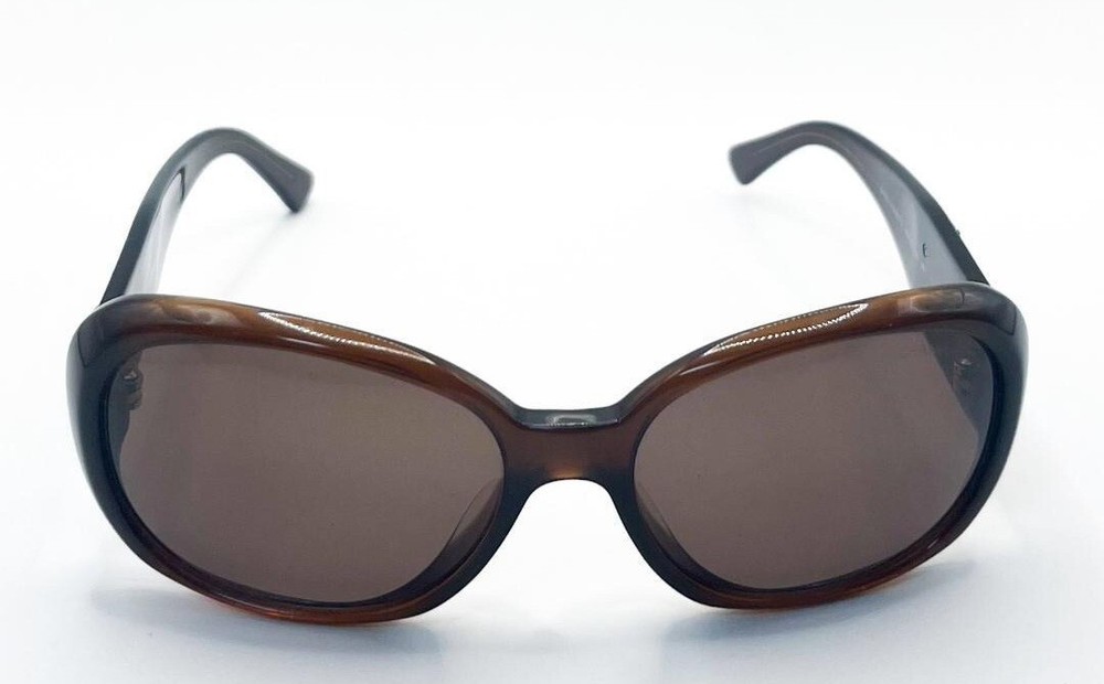 CHANEL 5113 Camellia Brown Sunglasses with Coco Logo Plastic Frame Style #3