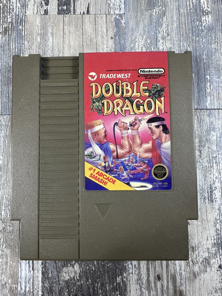 Double Dragon NES 1988 Classic Action Game-image