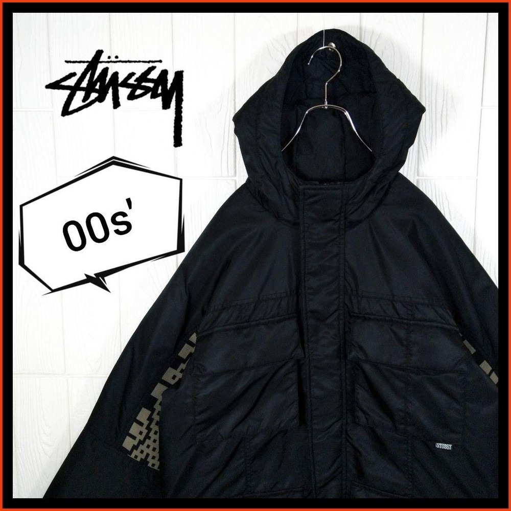 Stussy 00S'Vintage Military Down Jacket Coat