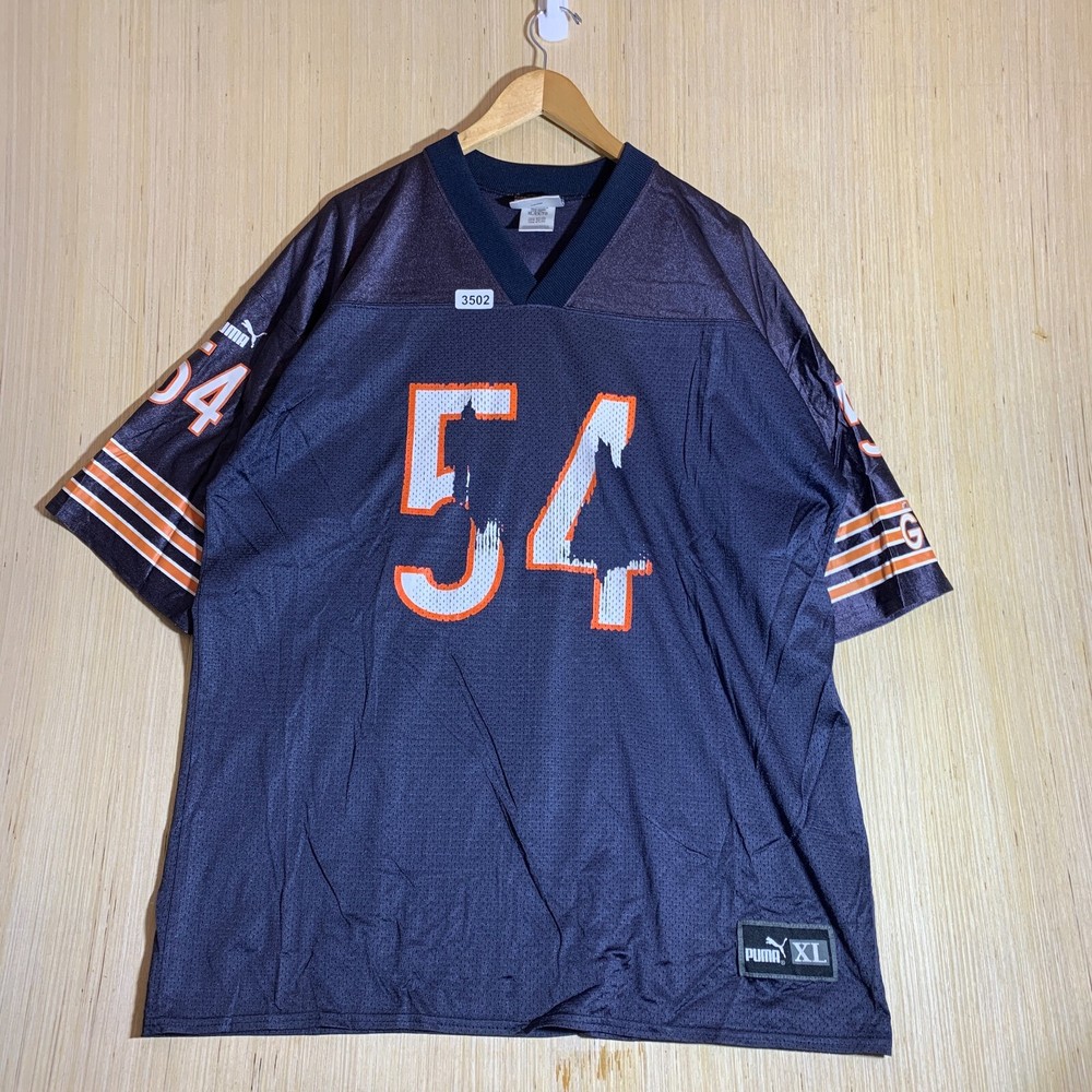 VTG Chicago Bears #54 Urlacher Blue Jersey Men's XL Short Sleeve